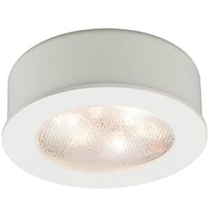 WAC Lighting HR-LED87-WT LED Round Button Light, 3000K in White Finish   **New**